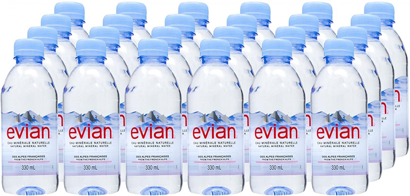 Evian plastique 33 cl (24u.)